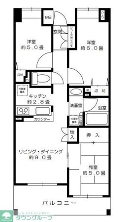 サクセス西高島平の物件間取画像